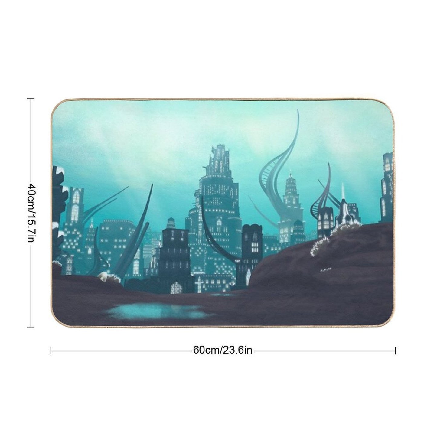 Amaurot  Absorbent Bath Mat