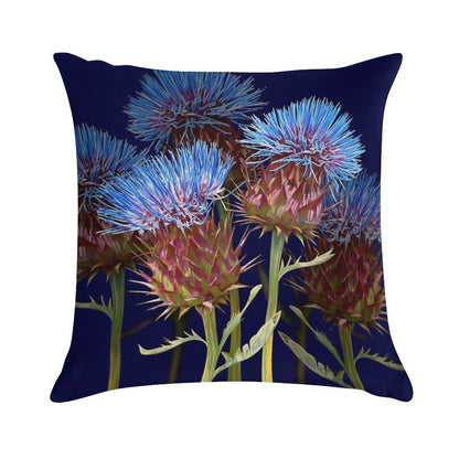 Scottish Thistle Soft Bedroom Essential Throw Pillow