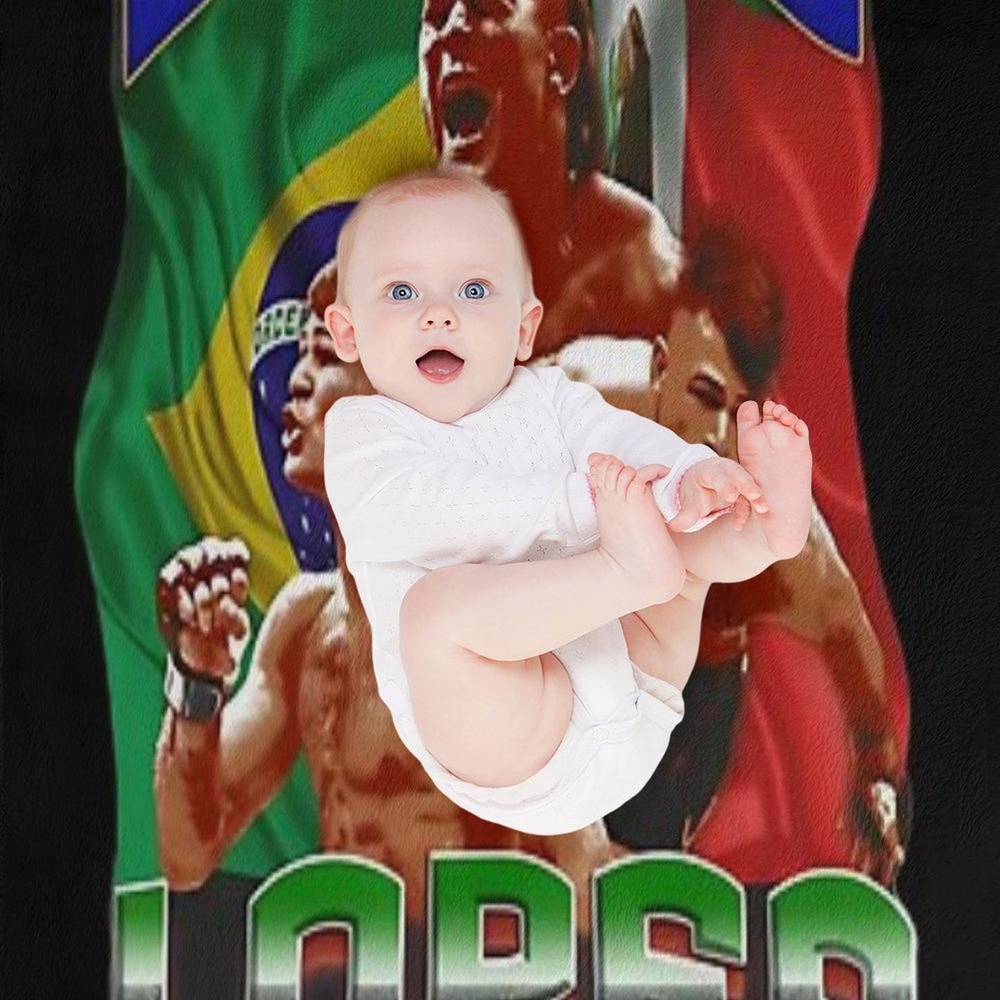 Diego Lopes Flag Mexico And Brazil Comfort Throw Blanket