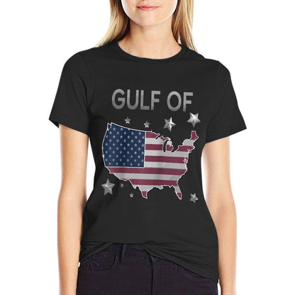 Gulf of United States of America Raglan Baseball Rolled Sleeves T-Shirt