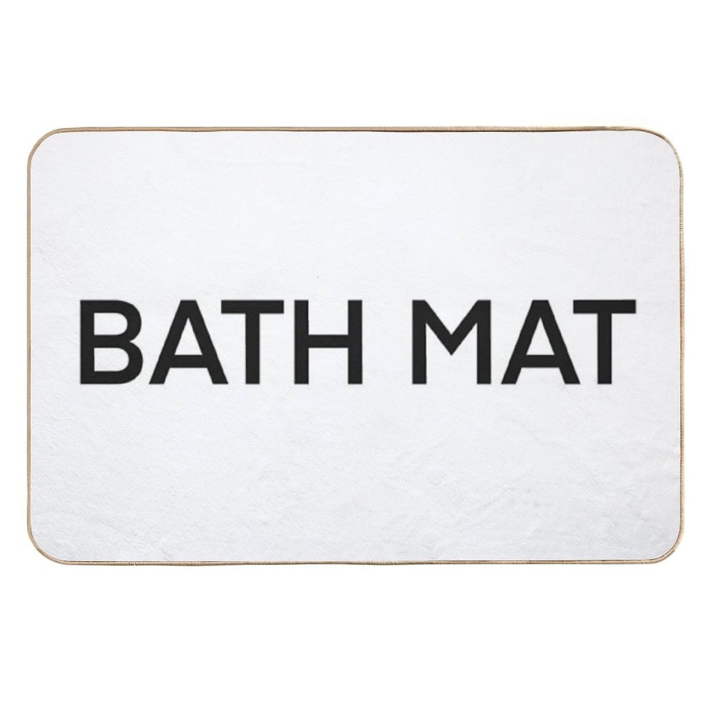 Self Aware Humorous Bath Mat That Teaches You English  Slip-Resistant Bath Mat