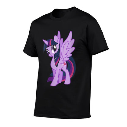 My Little Pony Friendship Is Magic Big Twilight Portrait  Fade-proof Color T-Shirt