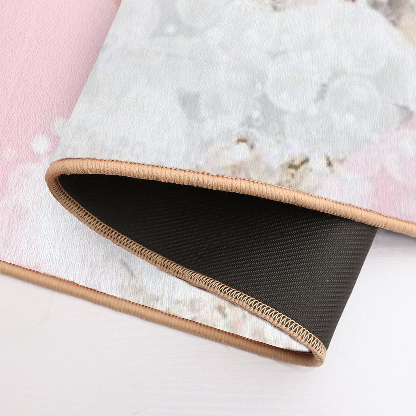 Cute Baby Forest Animals in A Bathtub, Girls Bathroom Print, Forest Baby Animals Cartoon in Tub, Whimsy Animal, Kids Bathroom Ar  Versatile Bath Mat