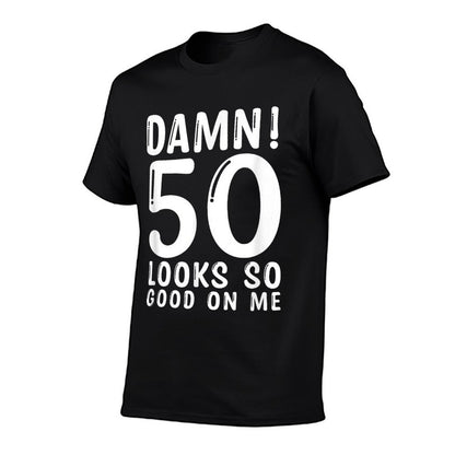 50 Year Old Funny 50th Birthday Funny Quote 50 Years  Rolled Sleeves T-Shirt