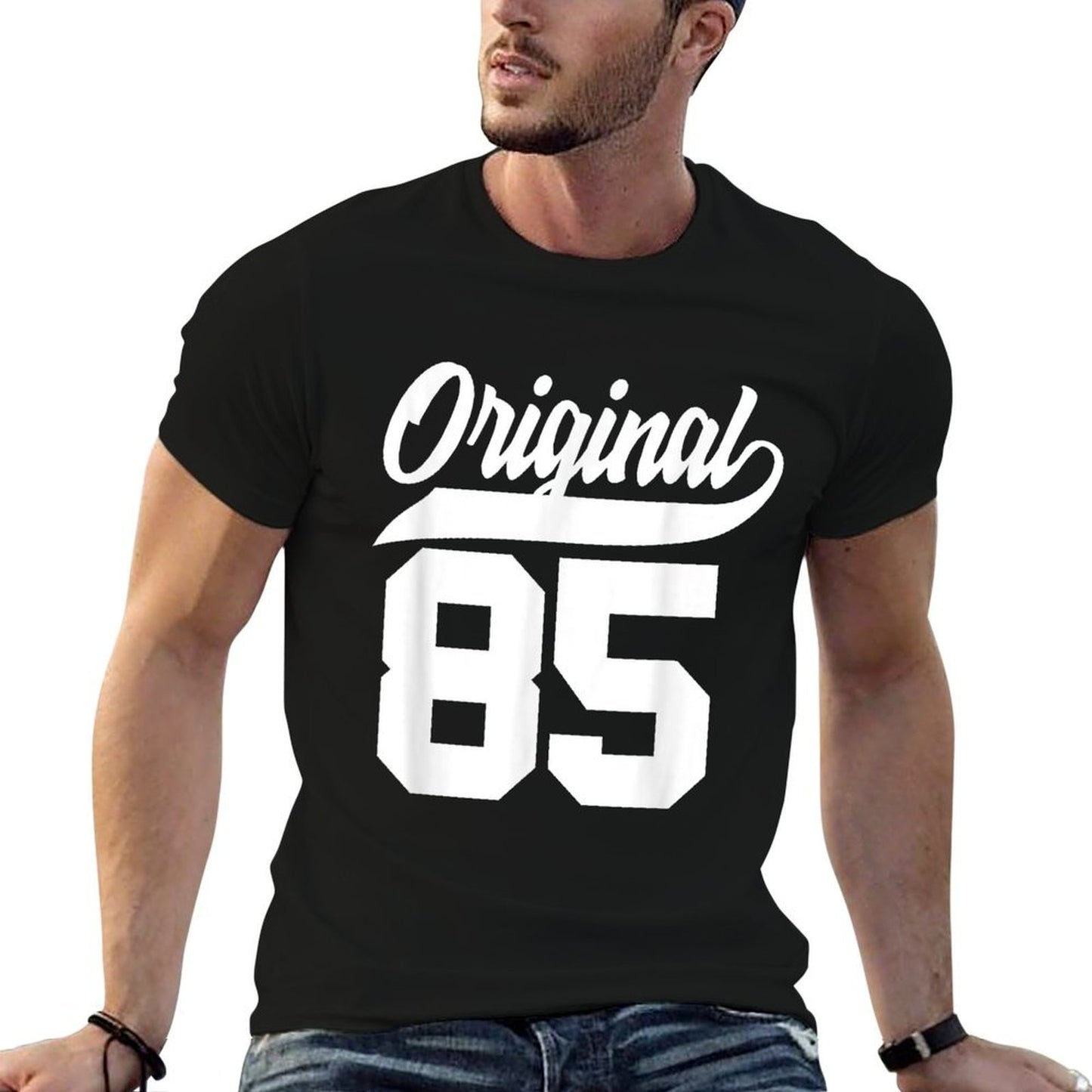 40th Birthday Gift Man Woman Original Vintage Born 1985  Eco-friendly Material T-Shirt