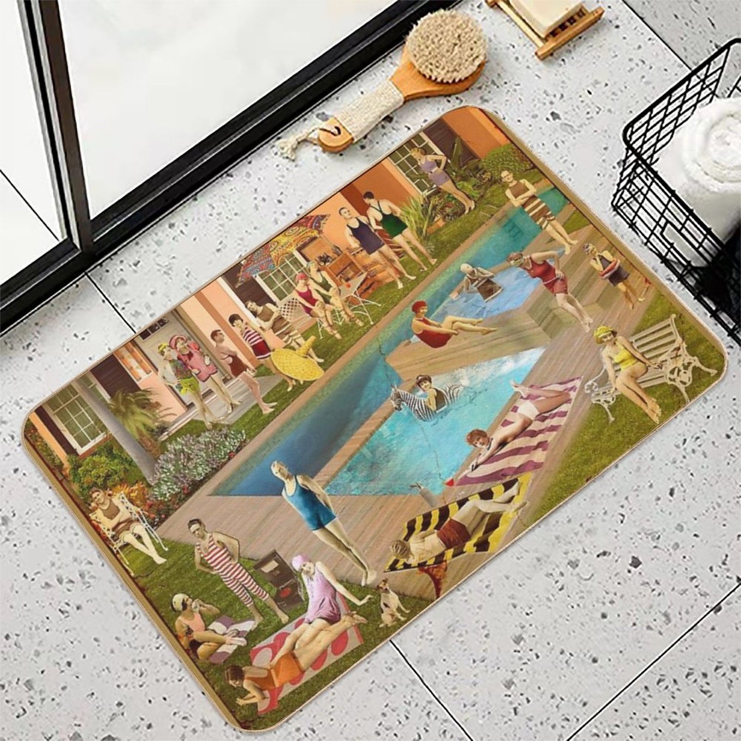 Art Déco Bungalow  Versatile Bath Mat