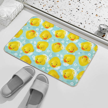 Rubber Ducks Bath Pattern  Dirt-Trapping Bath Mat