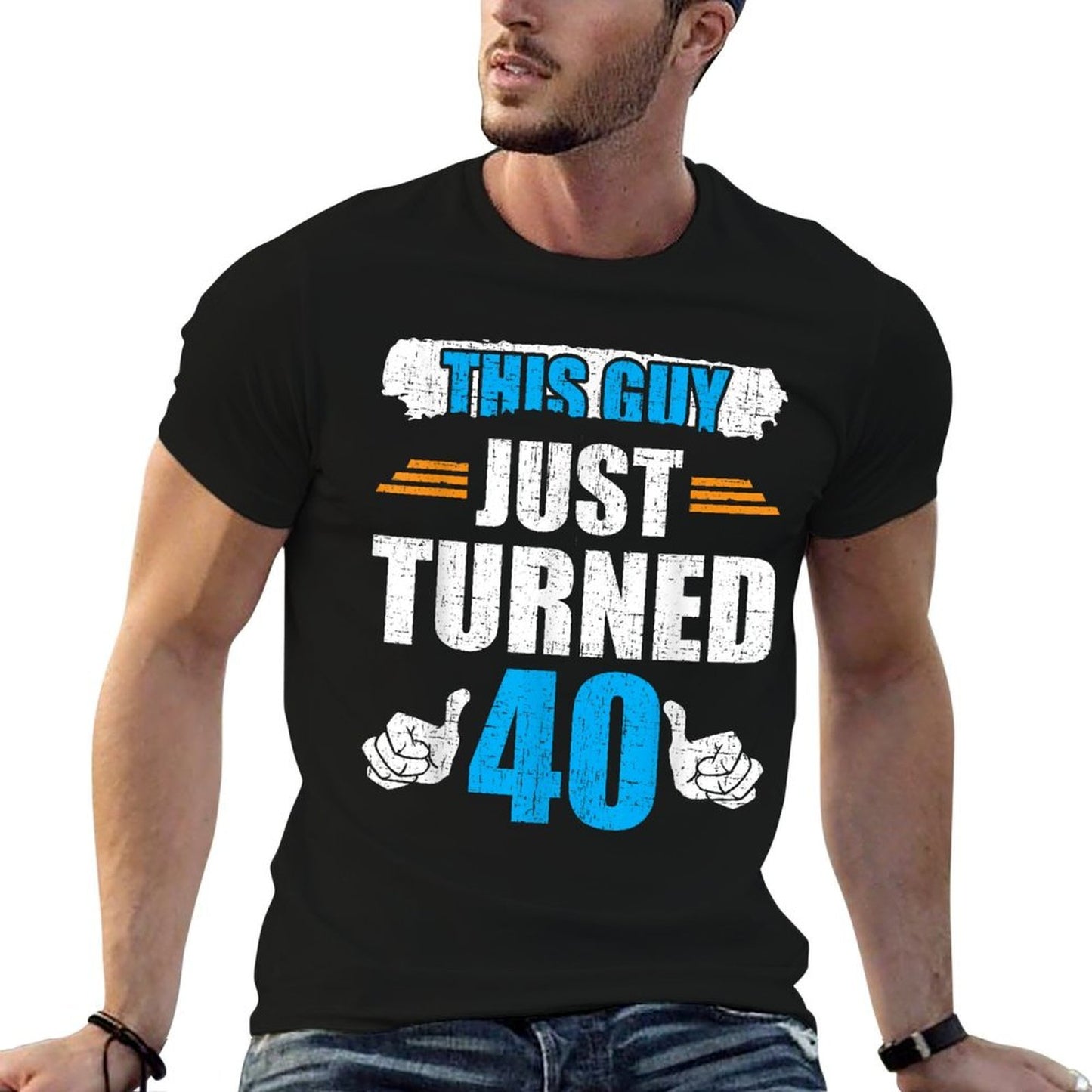 This Guy Just Turned 40 40th Birthday  High-quality Stitching T-Shirt