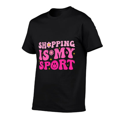 Groovy Shopping Is My Sport Funny Shopping Lover  Lightweight T-Shirt