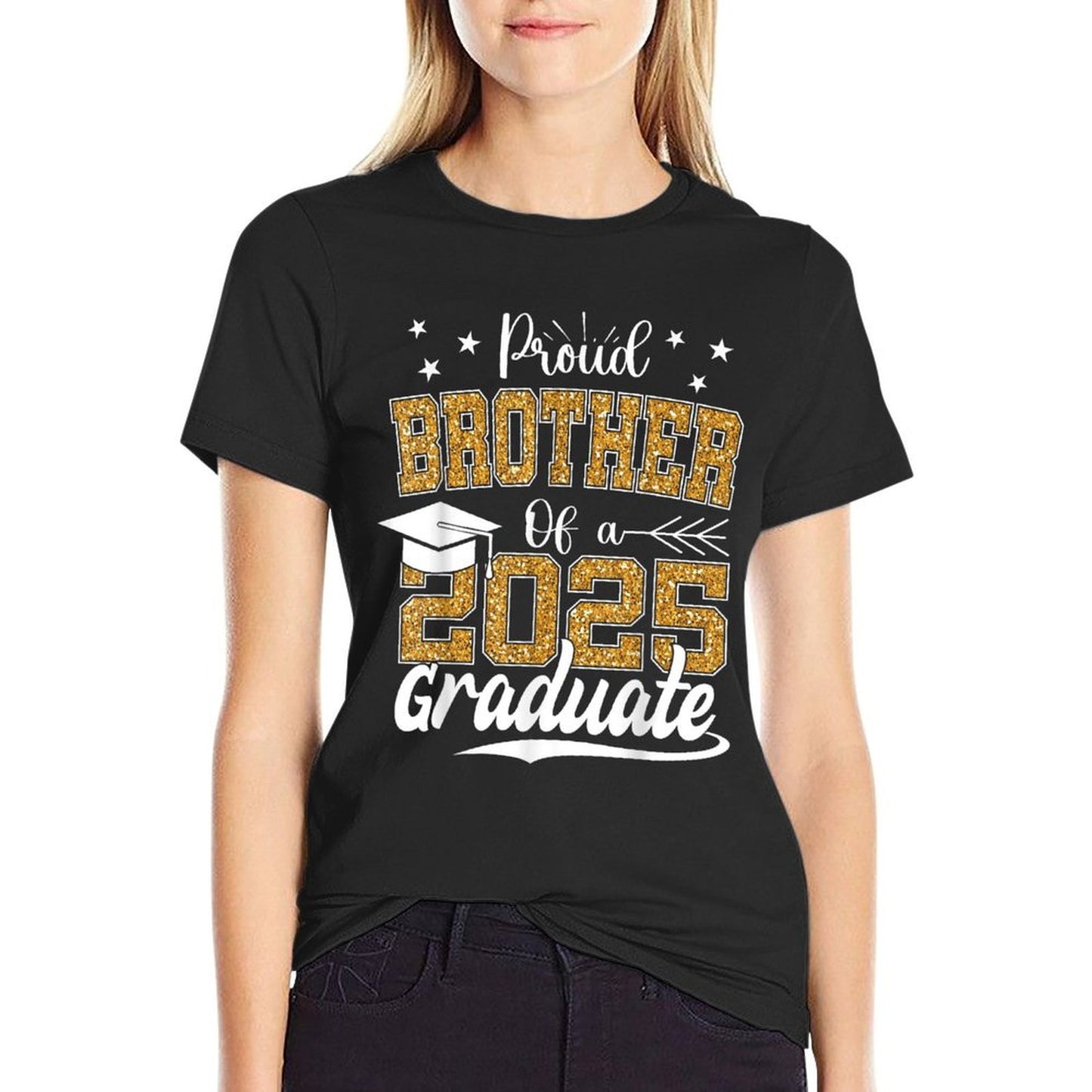 Proud Brother 2025 Graduate Senior Class of 2025 Graduation  Quick-drying T-Shirt