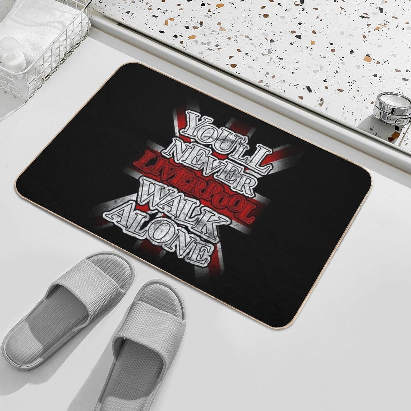 Liverpool - You'll Never Walk Alone  Easy To Clean Bath Mat
