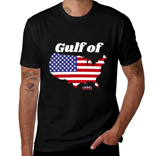 Gulf of United States of America Fade-proof Color T-Shirt