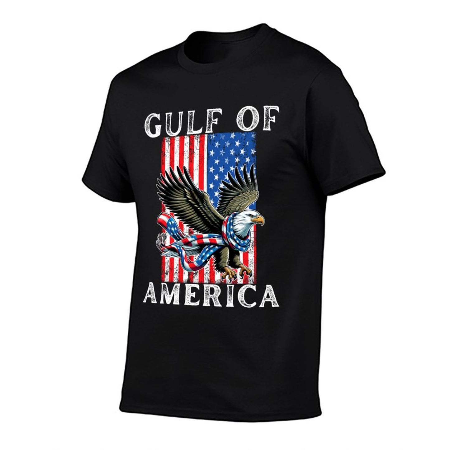 Gulf of USA America Mexico Gulf Est 2025 US American Flag High-quality Stitching T-Shirt