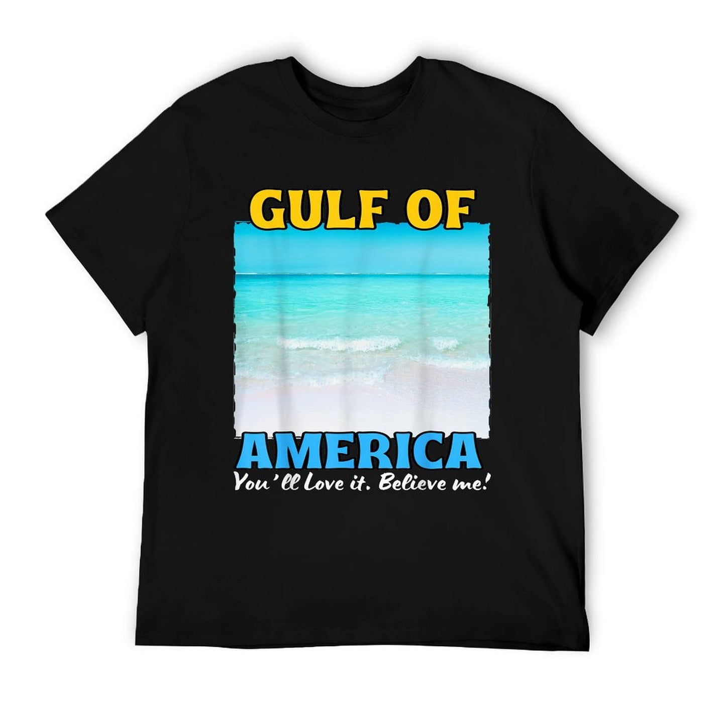 Gulf Of Us America Graphic Men Women Kids America&#39;s Gulf Summer-ready Fabric T-Shirt