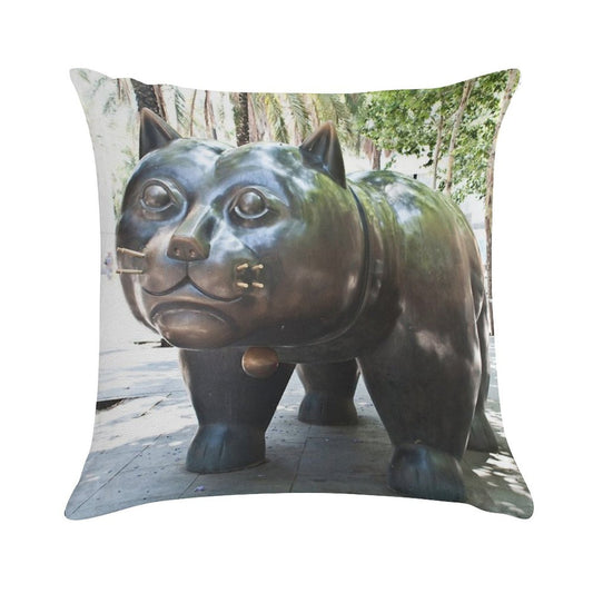 Fat Cat Soft Reinforced Edging Throw Pillow