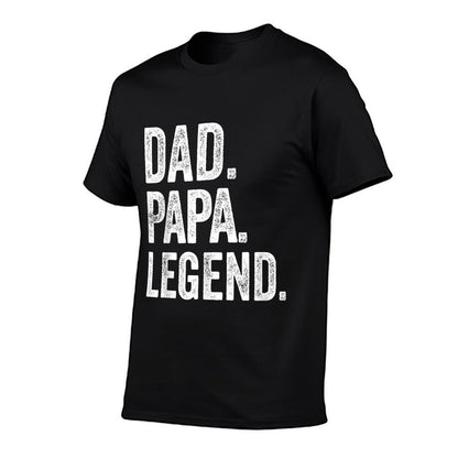 Dad Papa Legend - Vintage Distressed Bold Papa Graphic  Easy-care T-Shirt