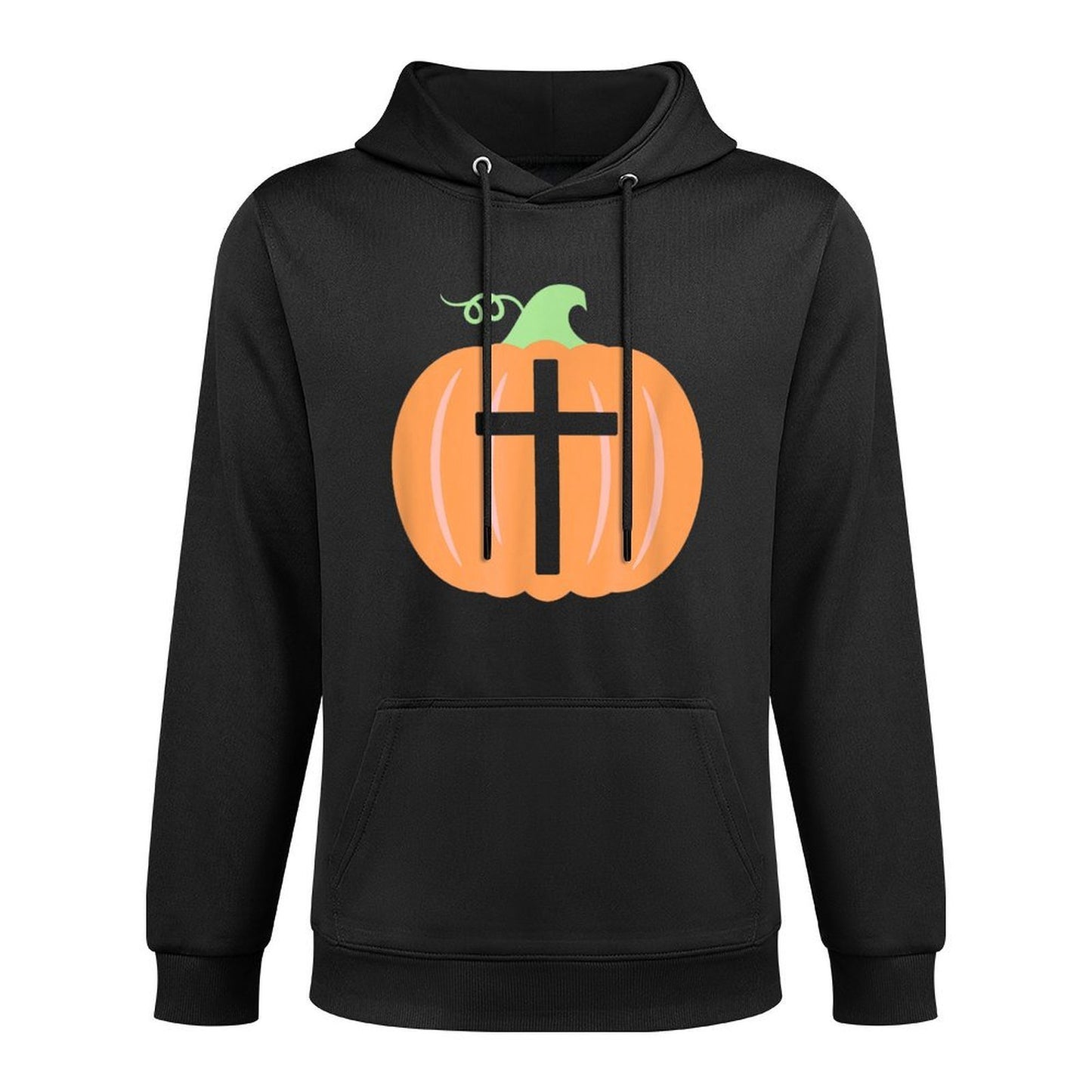 Christian Cross Religious Pumpkin Halloween T Machine Washable Hoodie