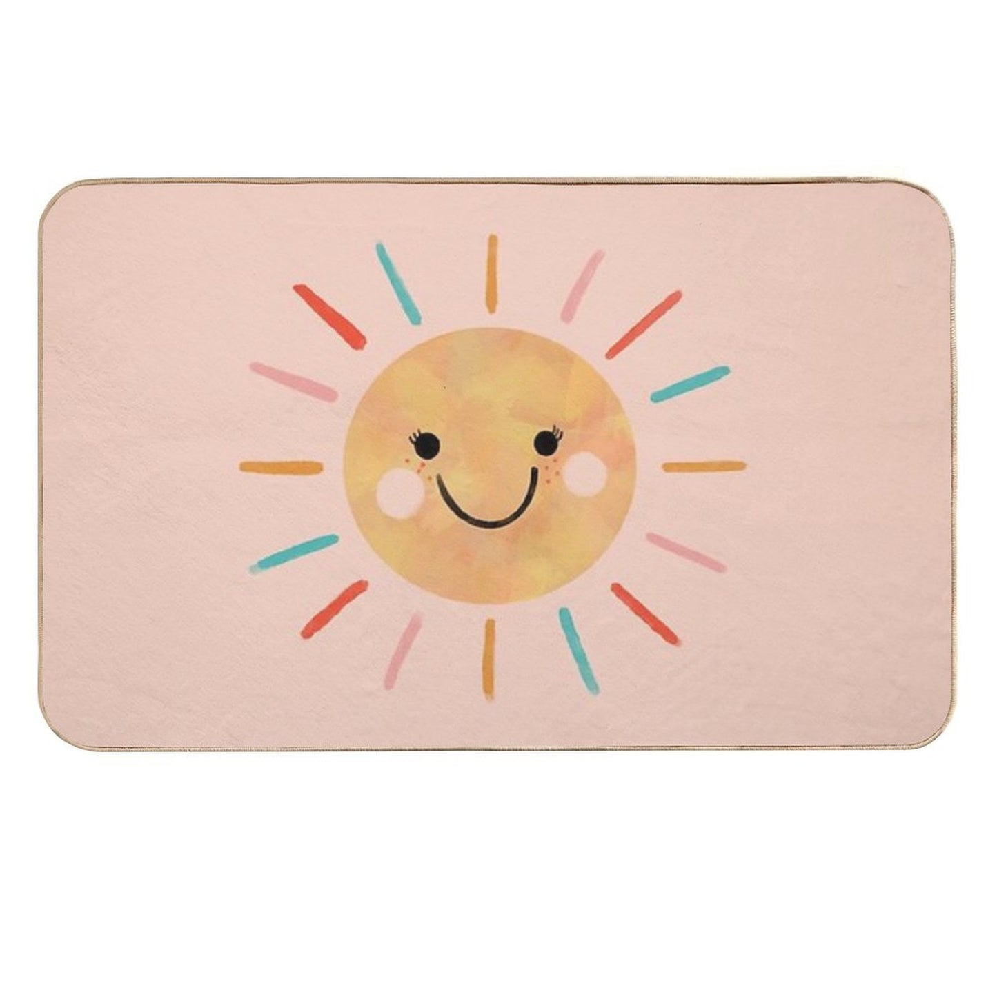 Happy Sunshine Durable Bath Mat