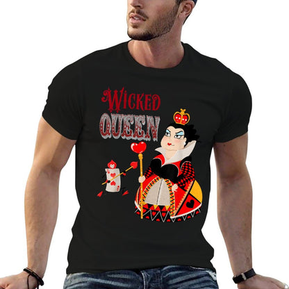 Alice In Wonderland Wicked Queen Of Hearts  Graphic-printed T-Shirt