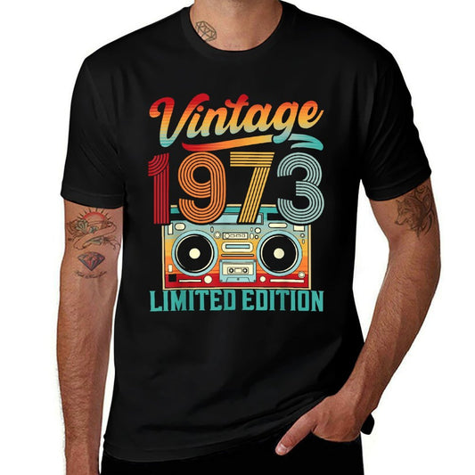 Vintage 1973 Limited Edition 50th Birthday Decorations  Slim-fit Cut T-Shirt