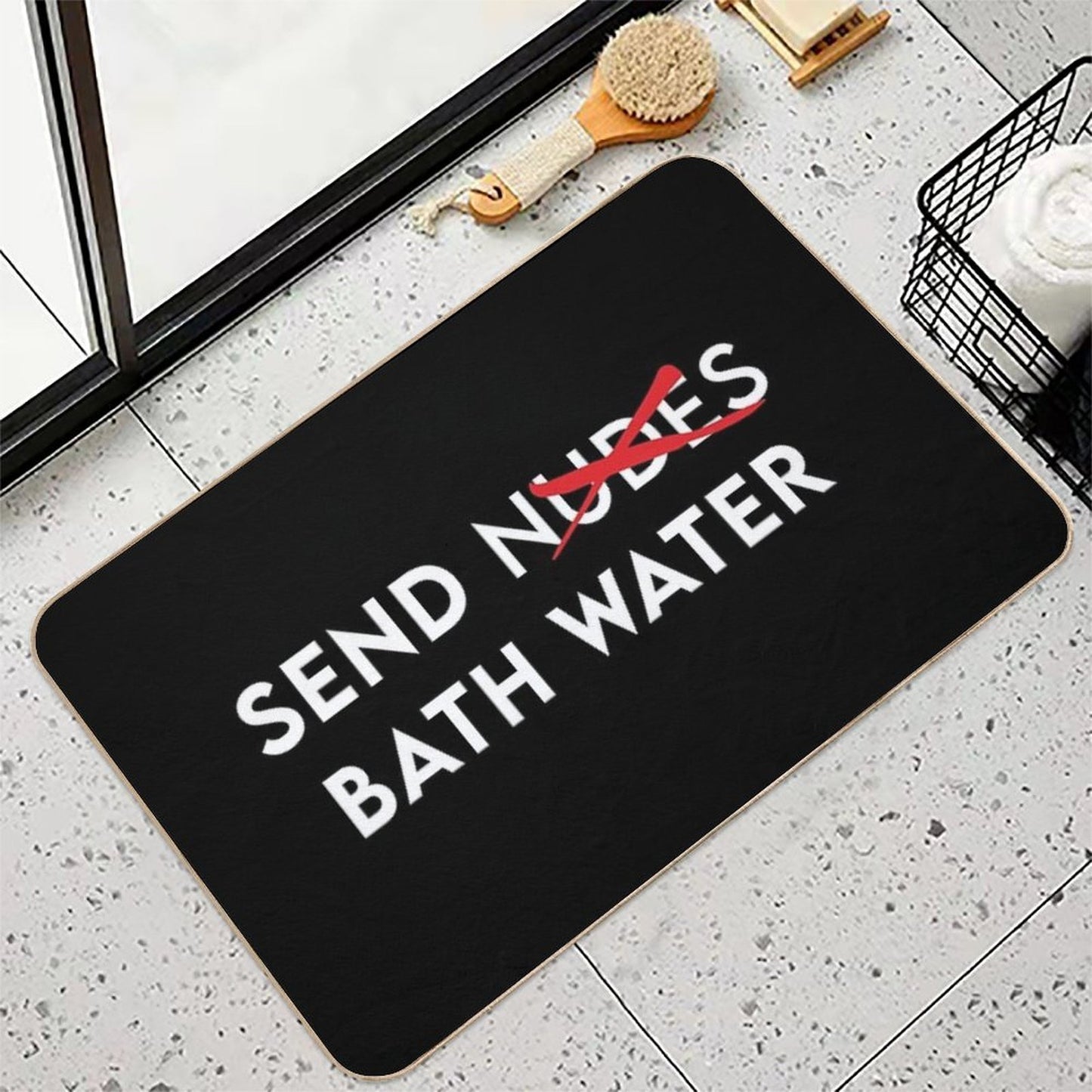 Belle Delphine Bath Water Meme  Pet-Safe Bath Mat