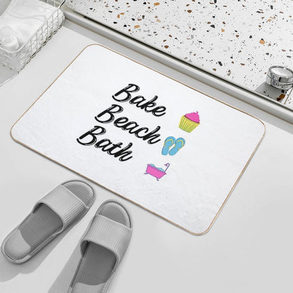 Bake, Beach, And Bubble Bath All Your Favorite Things  Odorless Bath Mat