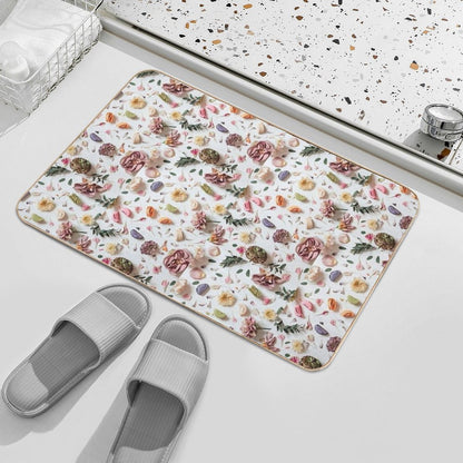 ROSE PETALMILK  Slip-Resistant Bath Mat