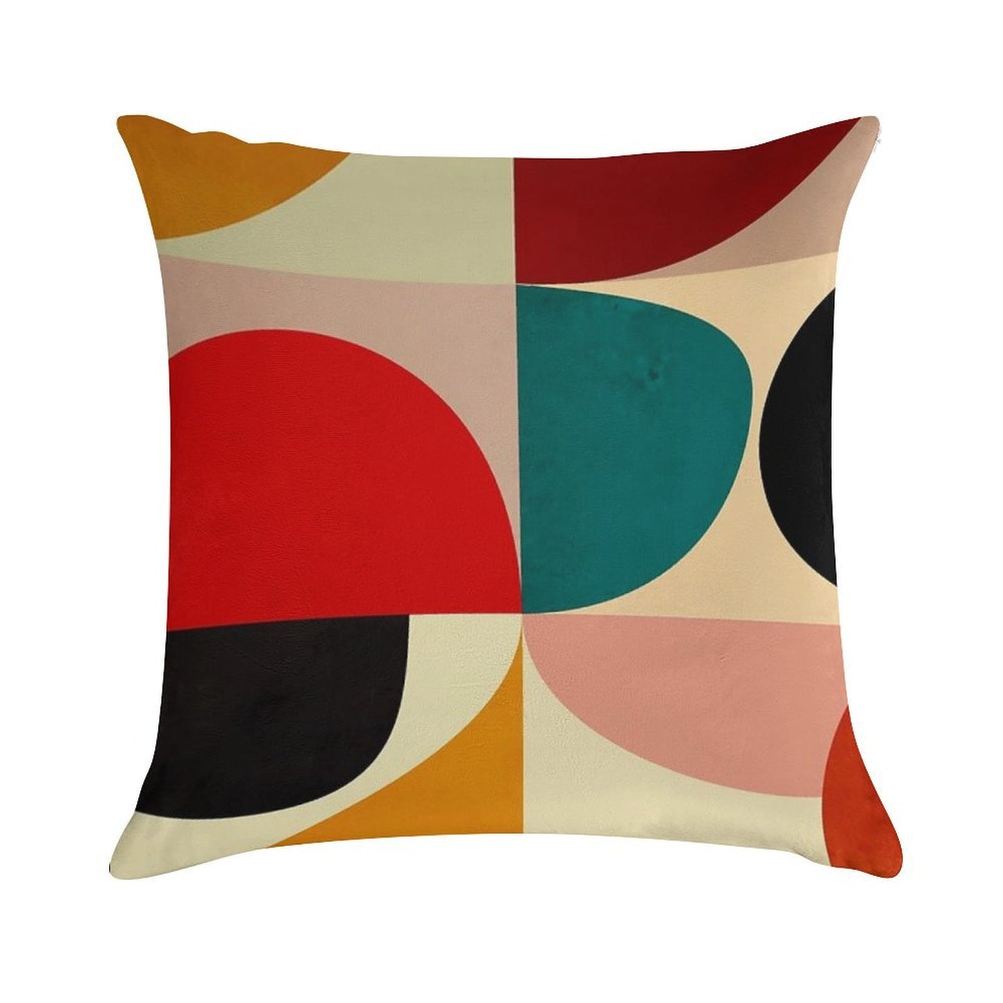 Modern Abstract Mid Century Soft Home Decor Throw Pillow