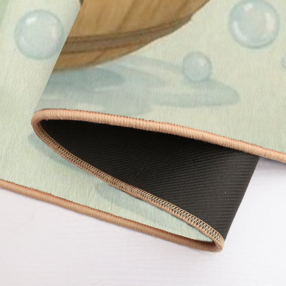 Slow Down & Soak - Relaxing Sloth Vibes  Easy Maintenance Bath Mat