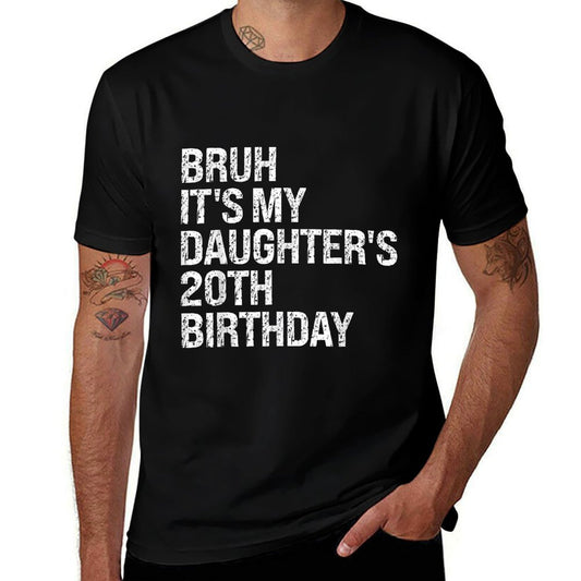 Bruh It's My Daughter's 20th Birthday Crown Happy Cute Funny  Classic T-Shirt