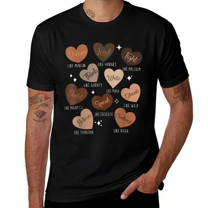 Bhgytec Celebrating Black History Unisex-Adults, Unisex-Kids African American Black History  Vintage-inspired T-Shirt