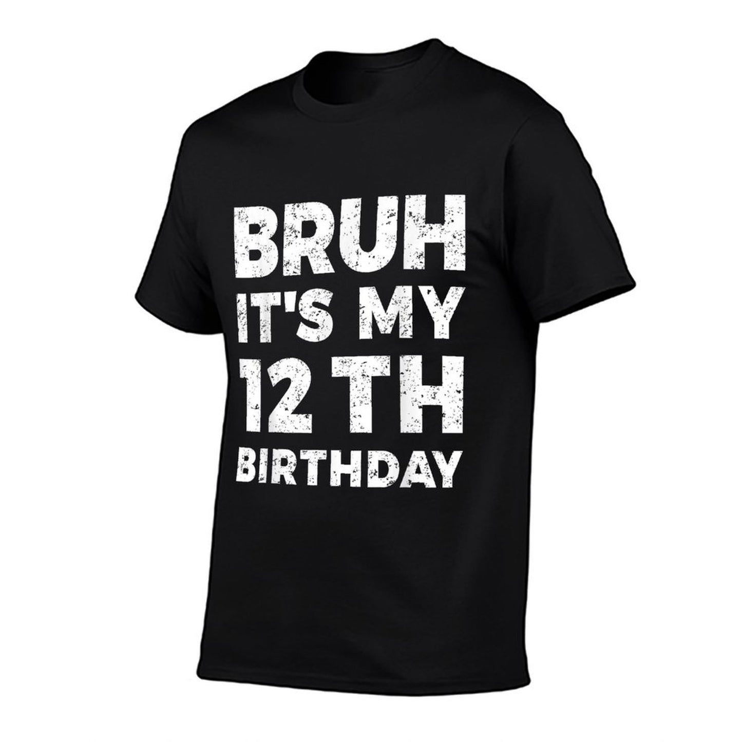 Bruh It's My 12th Birthday 12 Year Old Birthday  Vintage-inspired T-Shirt