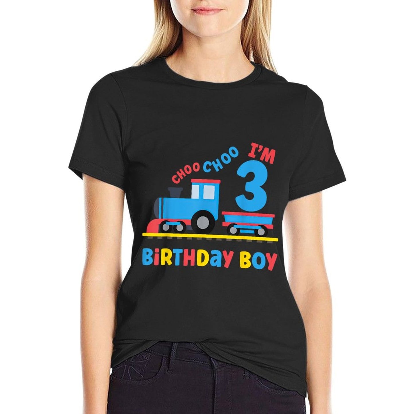 It's My 3rd Birthday Boy Choo Choo Train 3 Years Old Kids  Lightweight T-Shirt