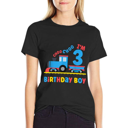 It's My 3rd Birthday Boy Choo Choo Train 3 Years Old Kids  Lightweight T-Shirt
