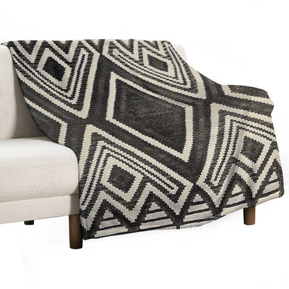 Navajo Blanket,southwestern Art,native American Art,indian Art,arizona,dessert,geometric Pattern,bow And Arrows,cowboys And Indi Wrinkle-free Throw Blanket