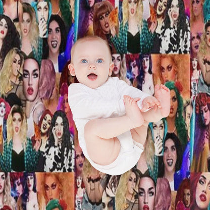Adore Delano Collage Plush Throw Blanket