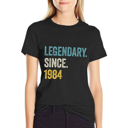 40 Years Old Legendary Since 1984 40th Birthday  Odor-resistant T-Shirt