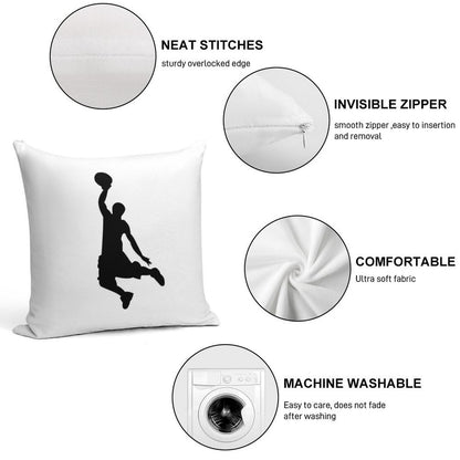 Basketball Player Design Soft Anti-Pilling Throw Pillow