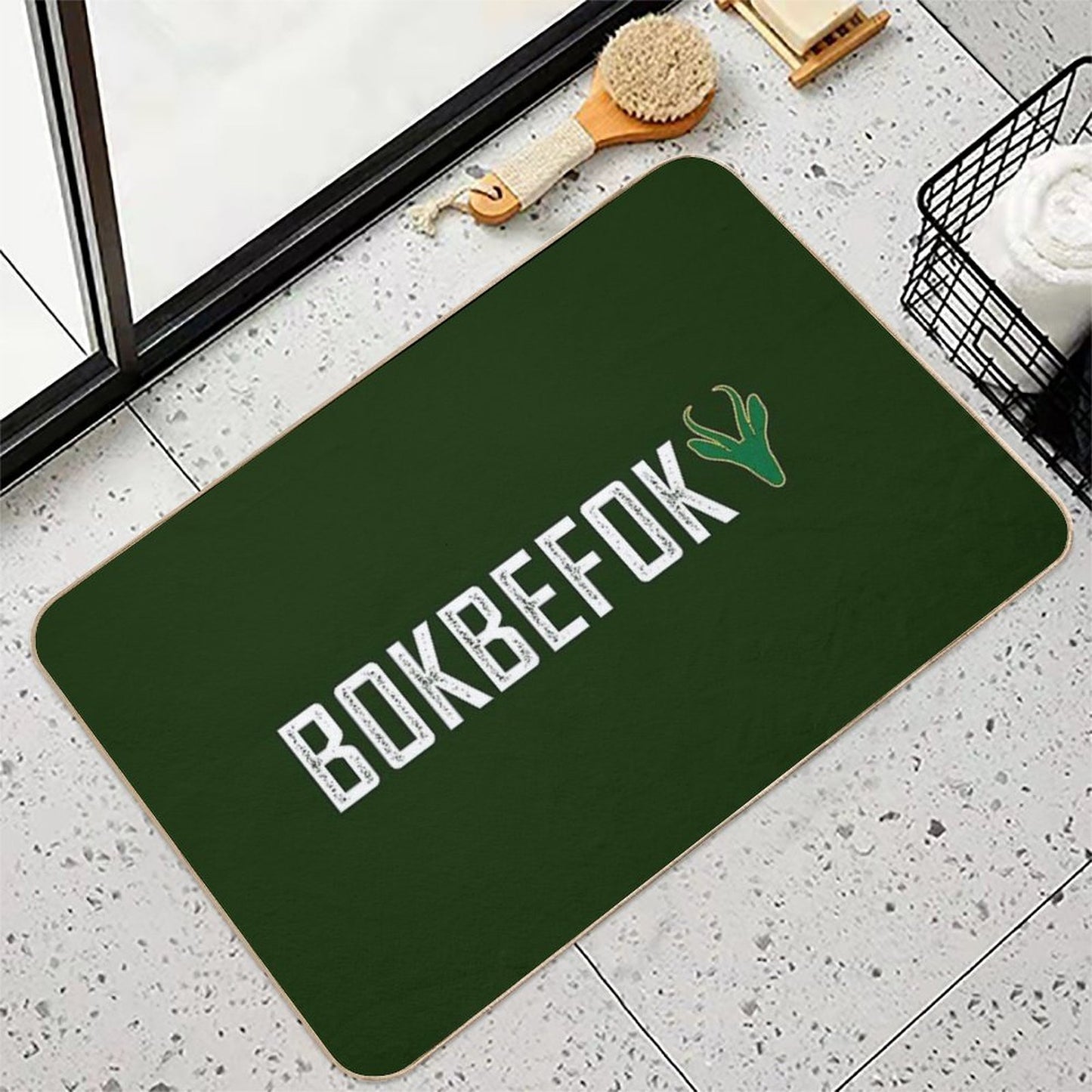 Bokbefok Rugby South Africa  High-Traffic Bath Mat