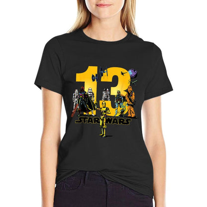 Star Wars Classic Characters Thirteenth Birthday 13 Year Old  Durable T-Shirt