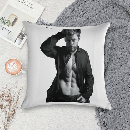 Chris Hemsworth Sexy Soft Bedroom Essential Throw Pillow