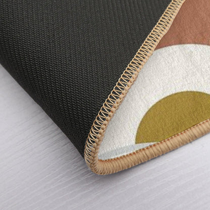 Mid Century Modern Geometric #redbubble #stickers #posters #artprint  Eco-Friendly Bath Mat