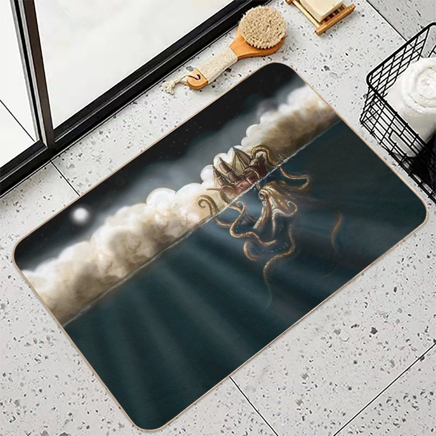 Kraken  Non-Slip Bath Mat