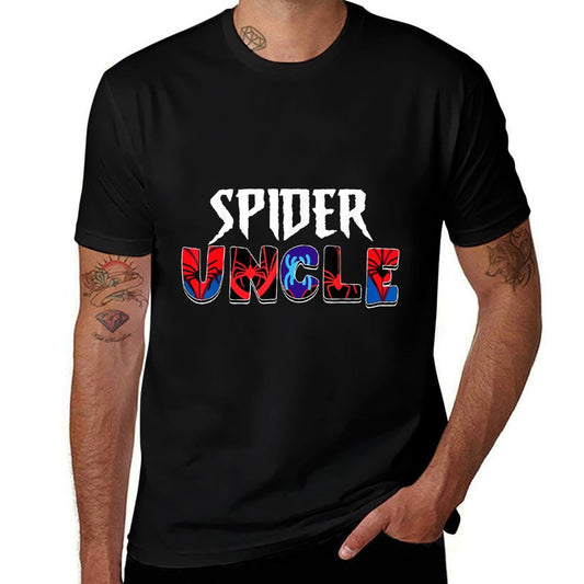 Birthday Party Spider Outfit Spider Uncle Mens Boys  Breathable T-Shirt
