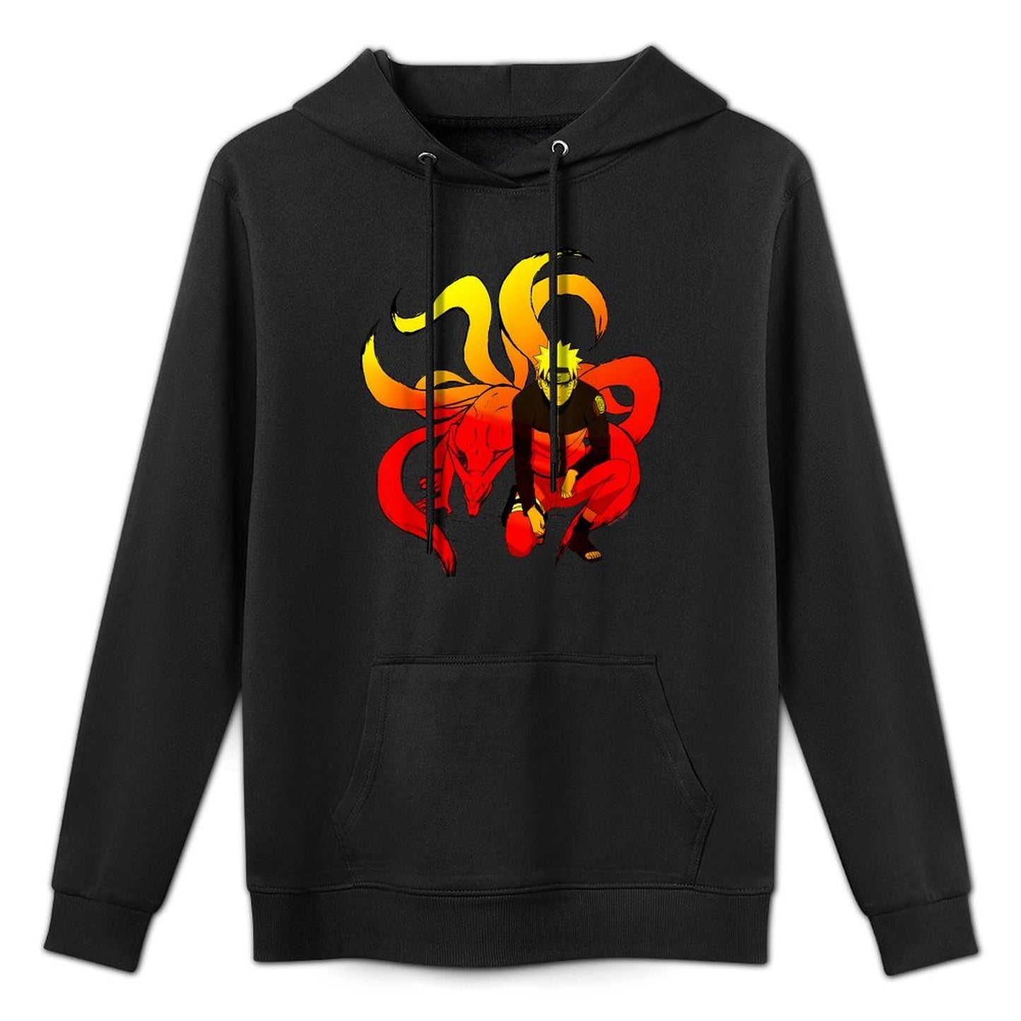 Naruto Shippuden Naruto And 9 Tails Versatile Streetwear Hoodie