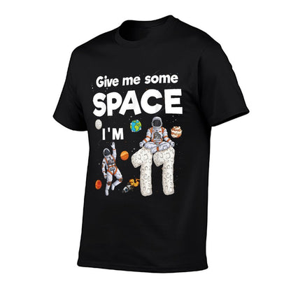 Outer Space Astronaut Planets Eleven Year Old 11th Birthday  Tagless Design T-Shirt