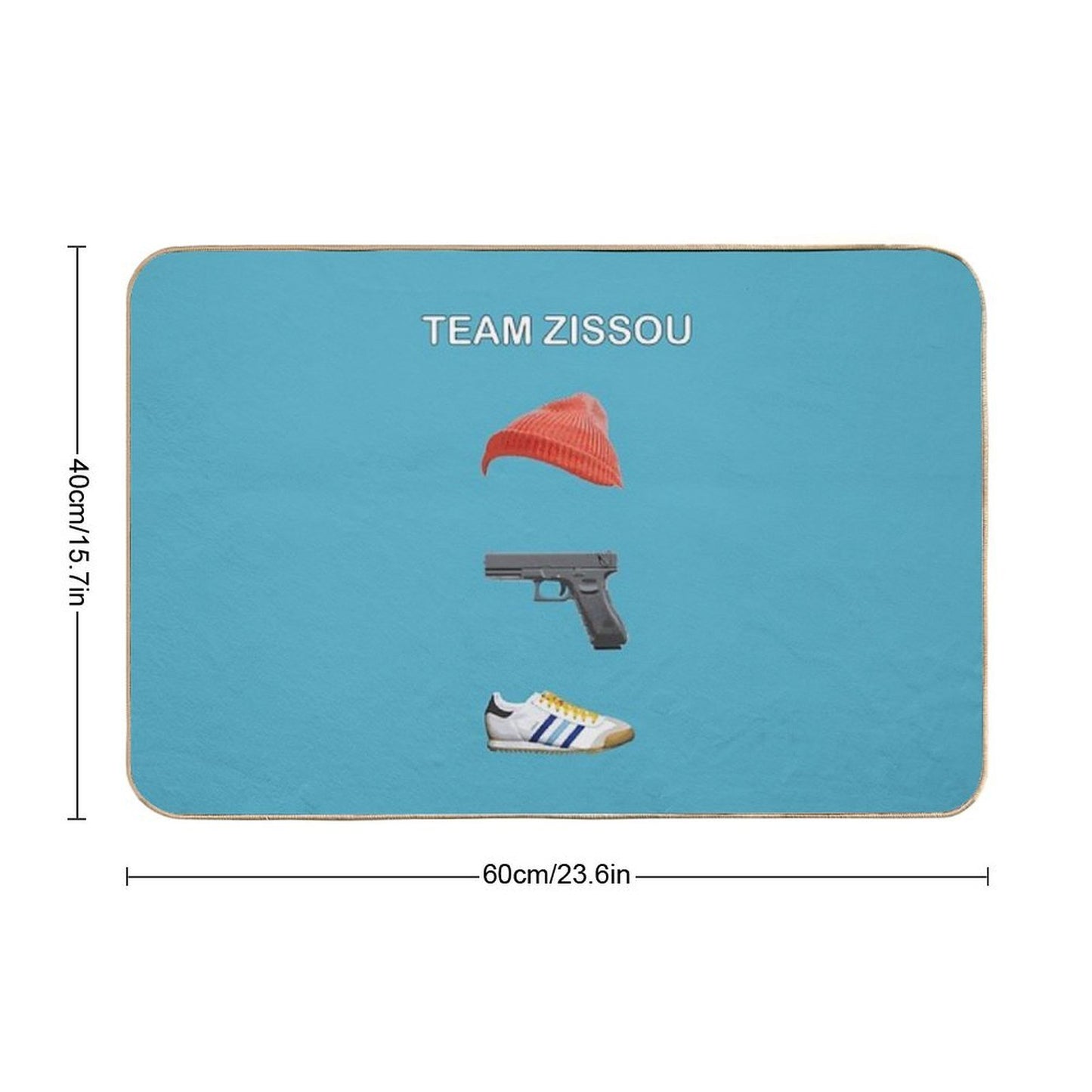 Team Zissou  Eco-Friendly Bath Mat