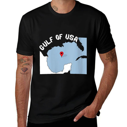 Womens Gulf of United States of America  Tagless Design T-Shirt
