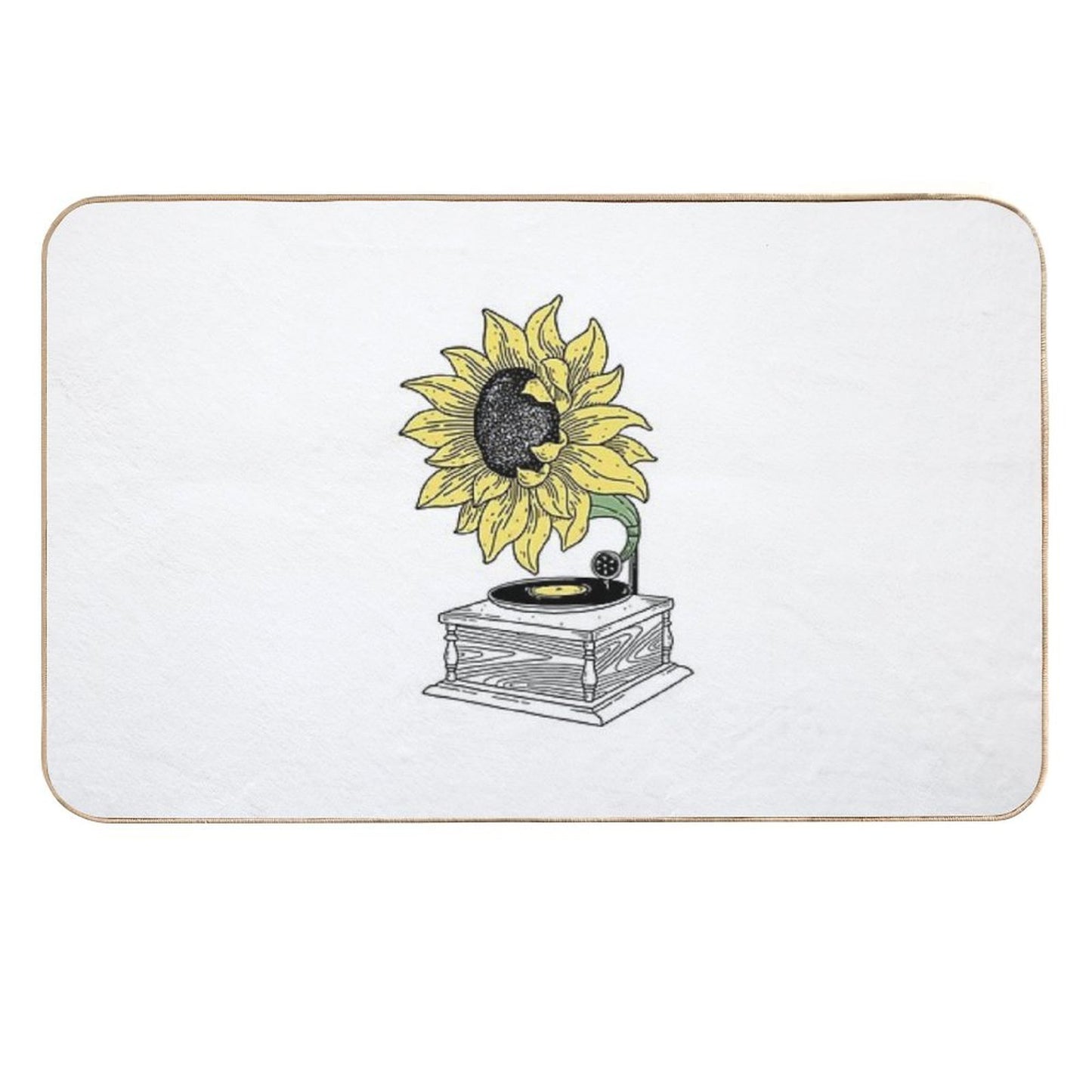 Singing in The Sun  Fade-Resistant Bath Mat