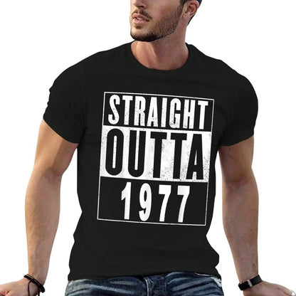 Straight Outta 1977 - 40th Birthday Gift  Vintage-inspired T-Shirt